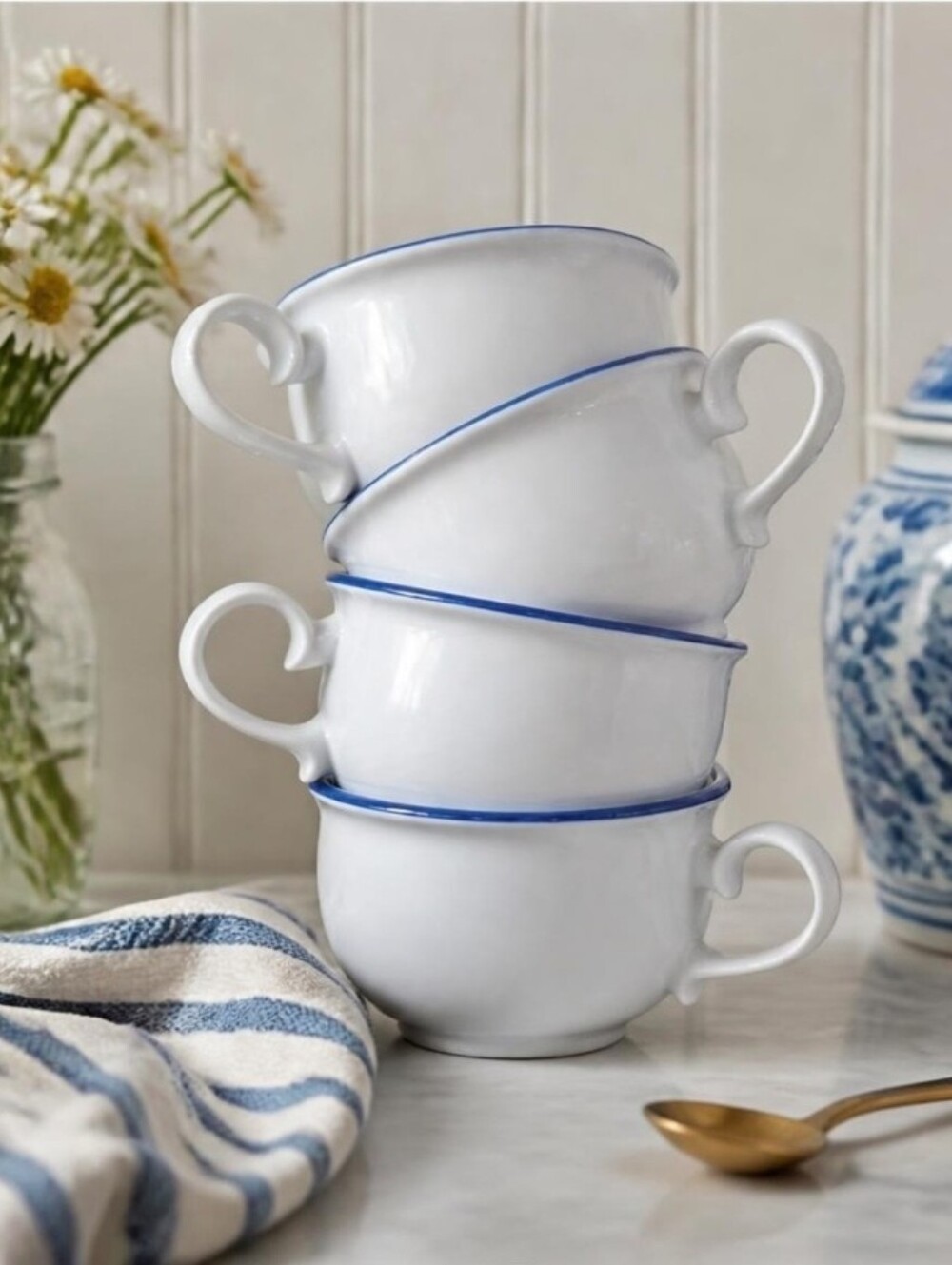 DANSK - Set Of 4 Provence Harvest Demitasse Tea Cups